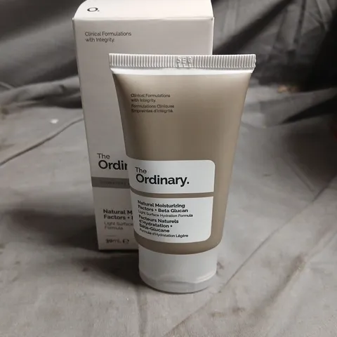 THE ORDINARY NATURAL MOISTURIZING FACTORS + BETA GLUCAN – 30 ML