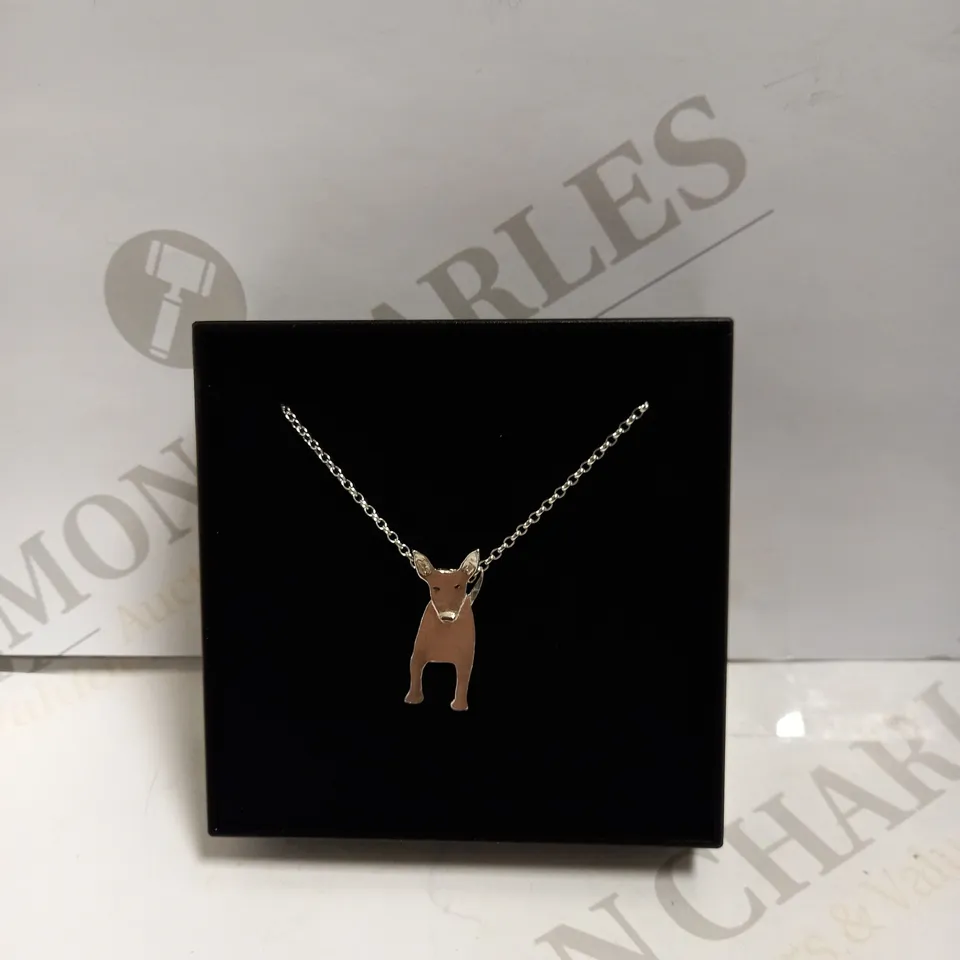 FRESH FLEECE ENGLISH BULL TERRIER NECKLACE