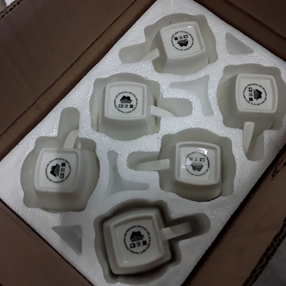 BOXED BLANCF MUG (SET OF 6) 