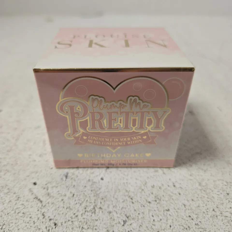 PLUMP ME PRETTY BIRTHDAY CAKE PLUMPING MOISTURISER – 50G