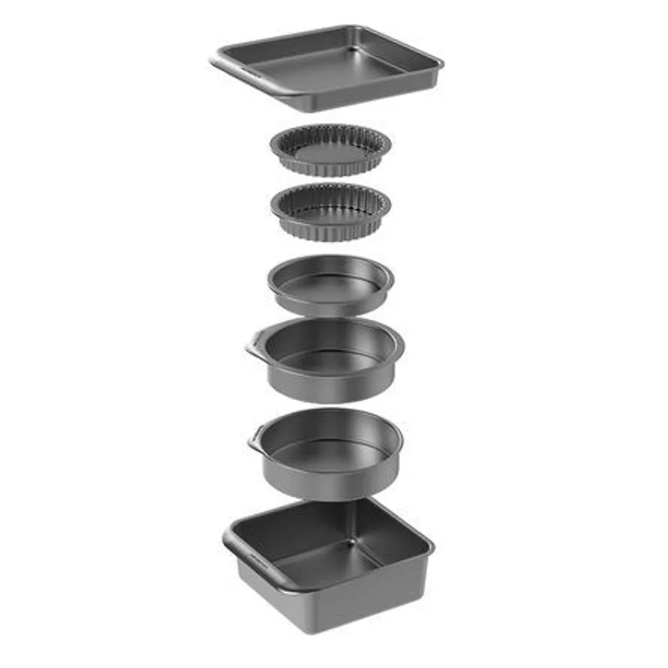 BOXED NON-STICK MASTERCLASS 7 PIECE SMART SPACE STACKING
