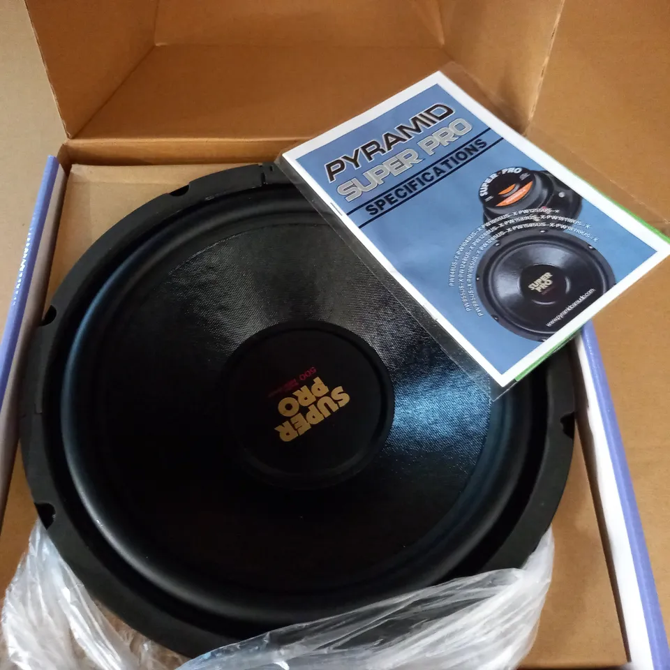 PYRAMID SUPER PRO PW1248US-X 80HM 12" HIGH TEMPERATURE KAPTON VOICE WOOFER
