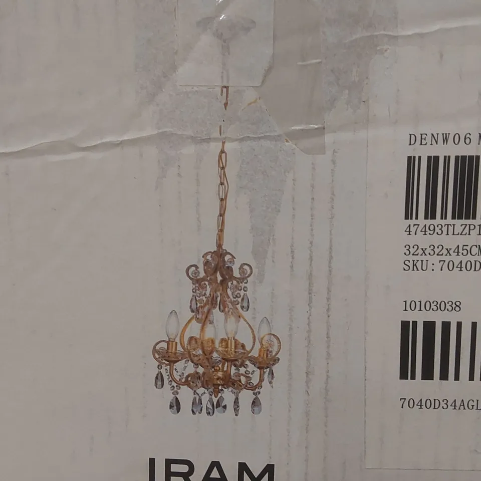 BOXED AOLA DECOR IRAM CHANDELIER 