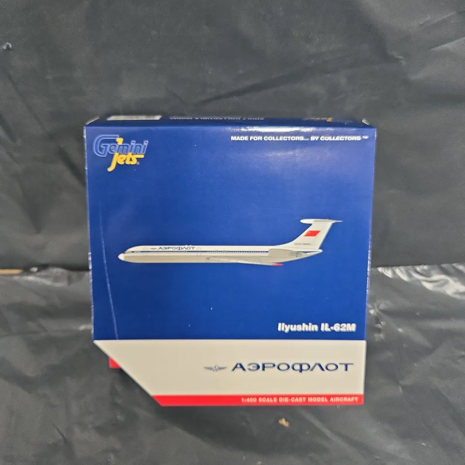 GEMINI JETS - IIYUSHIN IL-62M - 1/400 SCALE DIE CAST MODEL AIRCRAFT
