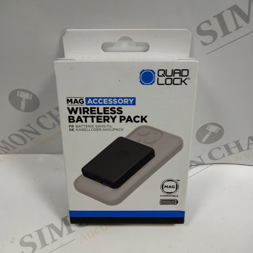 BOXED QUAD LOCK MAG ACCESSORY WIRELESS BATTERY PACK 