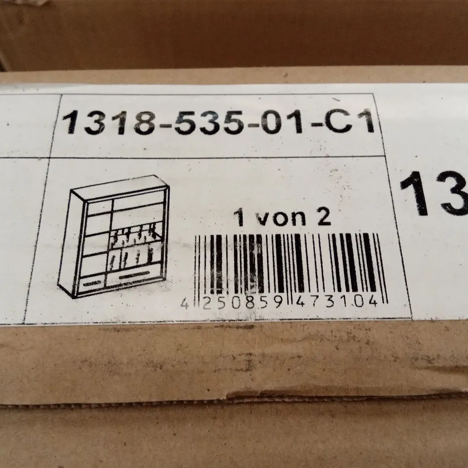 BRAND NEW BOXED TRENDTEAM DISPLAY CABINET (2 BOXES)
