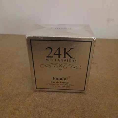 BOXED AND SEALED 24K MEFFANAIERE FMALOL EAU DE PARFUM 50ML