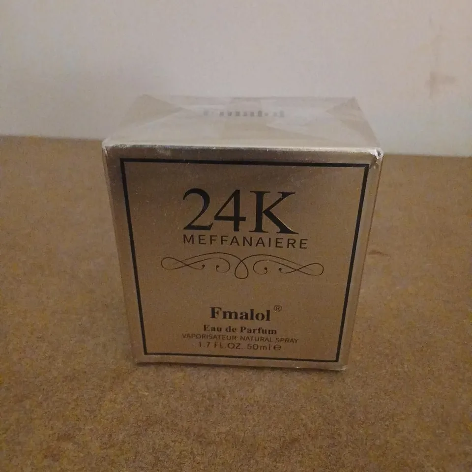 BOXED AND SEALED 24K MEFFANAIERE FMALOL EAU DE PARFUM 50ML
