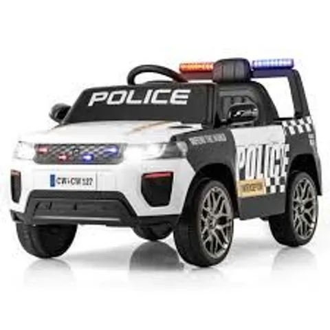 BOXED KID RIDE ON POLICE CAR WITH REMOTE CONTROL FOR CHILDREN