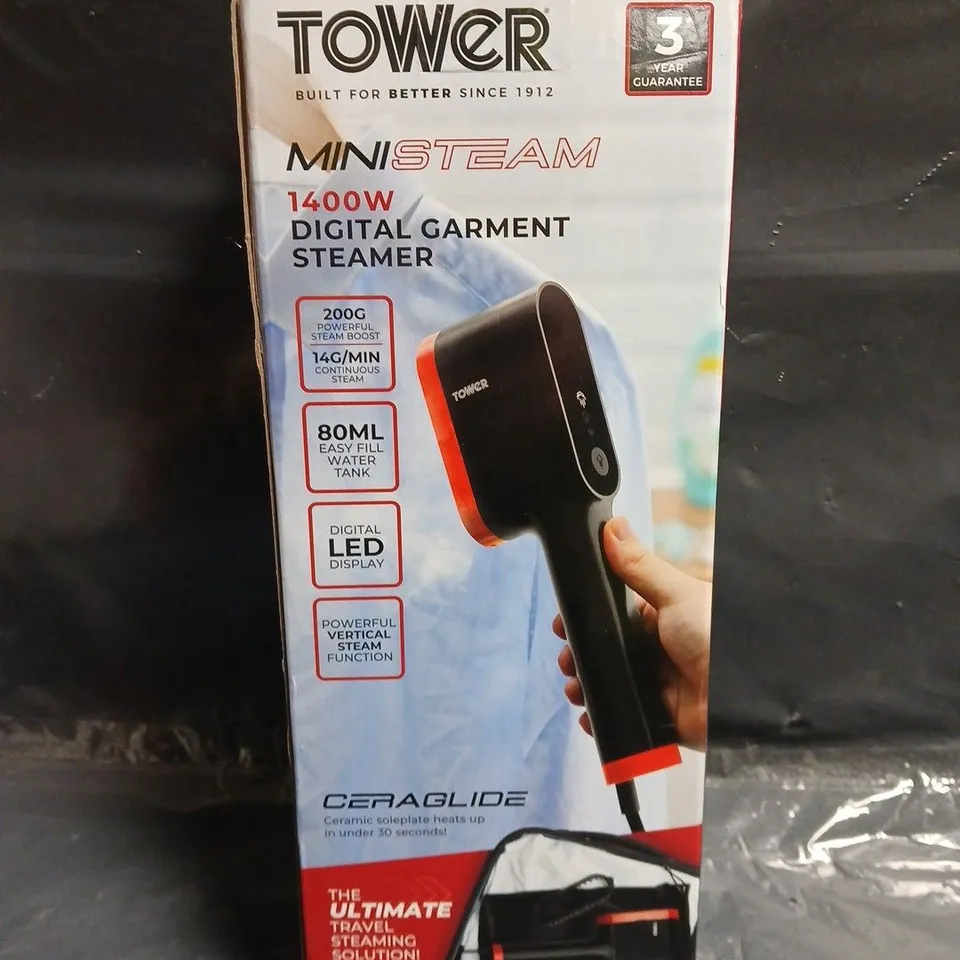 TOWER MINISTEAM DIGITAL GARMENT STEAMER