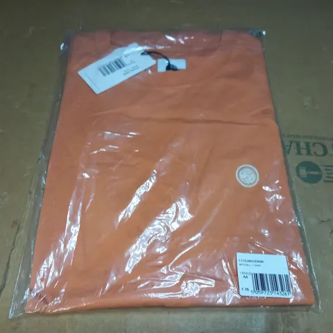 PRETTY GREEN MITCHELL T-SHIRT - ORANGE - MEDIUM