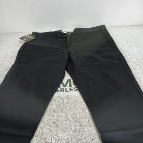 DICKIES TWILL WORK PANT SKINNY FIT β BLACK β UK 36X32 (36X32)