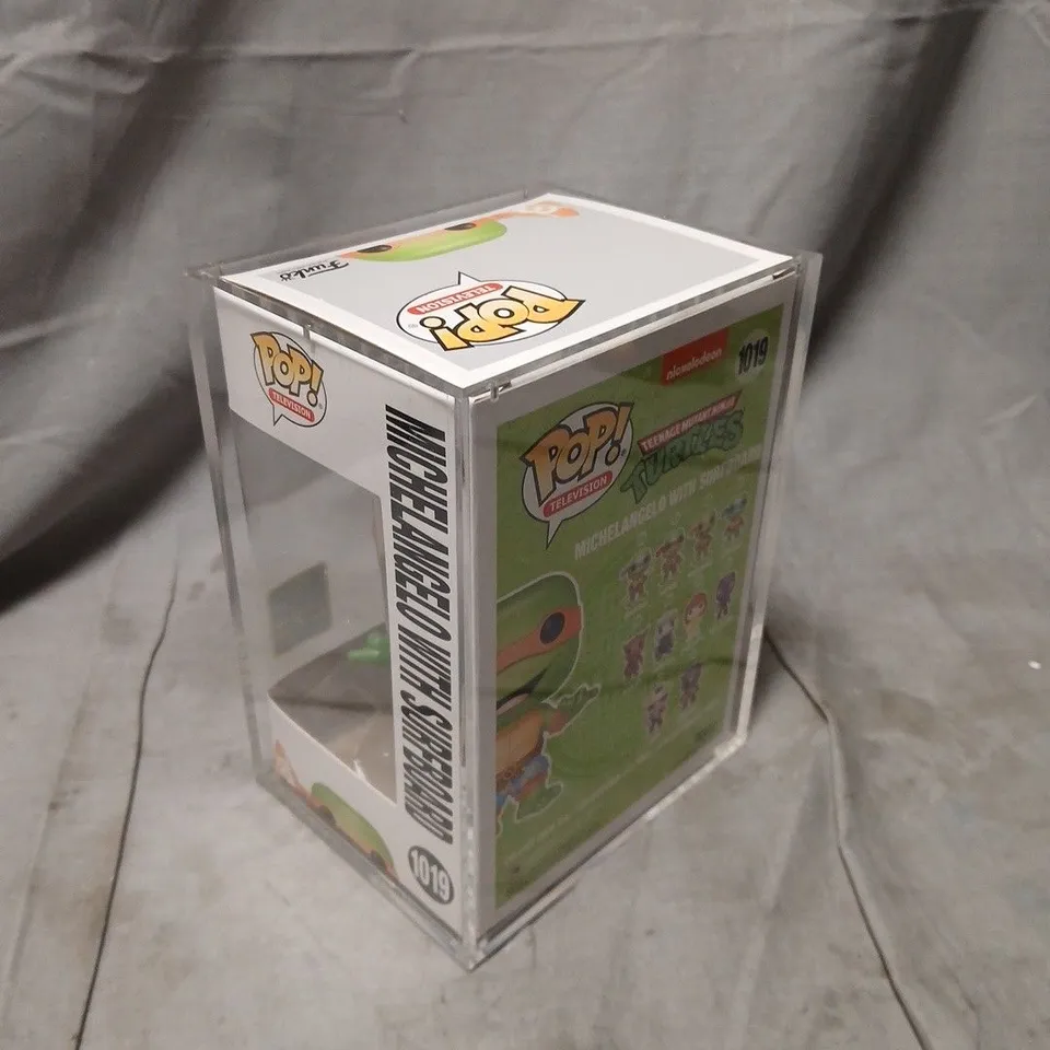 FUNKO POP! TMNT MICHELANGELO WITH SURFBOARD – BOXED, LIMITED EDITION EXCLUSIVE