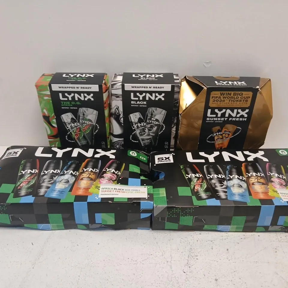 LYNX GROOMING GIFT SET COLLECTION – ASSORTED BODYSPRAYS (BOXED)