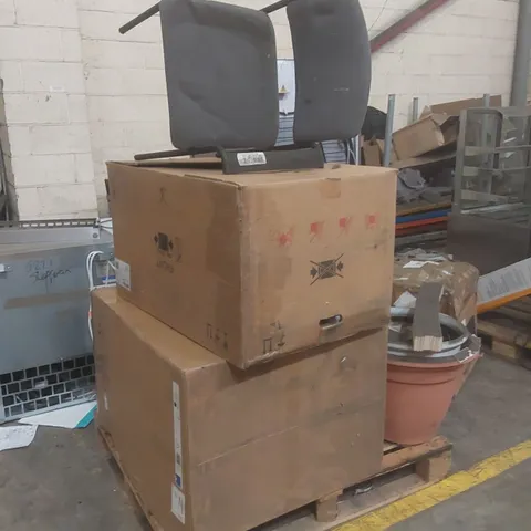 PALLET CONTAINING A LARGE QUANTITY OF ASSORTED ITEMS INCLUDING: FURNITURE PARTS ECT
