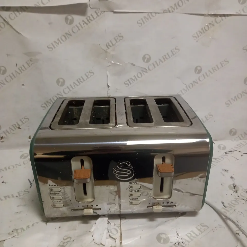 SWAN NORDIC 4-SLICE TOASTER PINE GREEN 