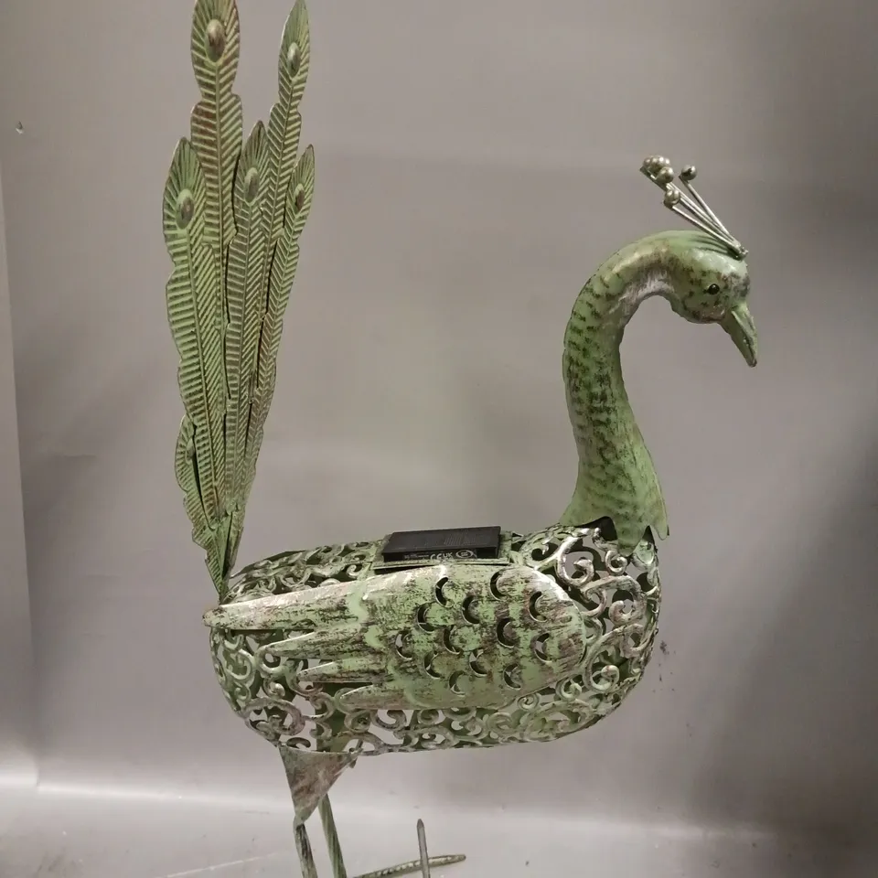 METAL SILHOUETTE PEACOCK  RRP £45
