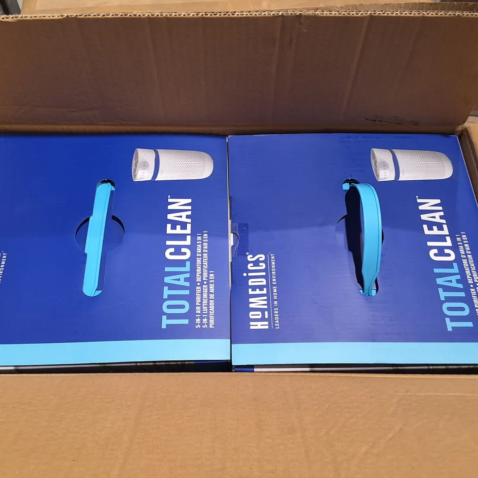 LOT OF 2 BOXED HOMEDICS TOTAL CLEAN AIR PURIFIERS