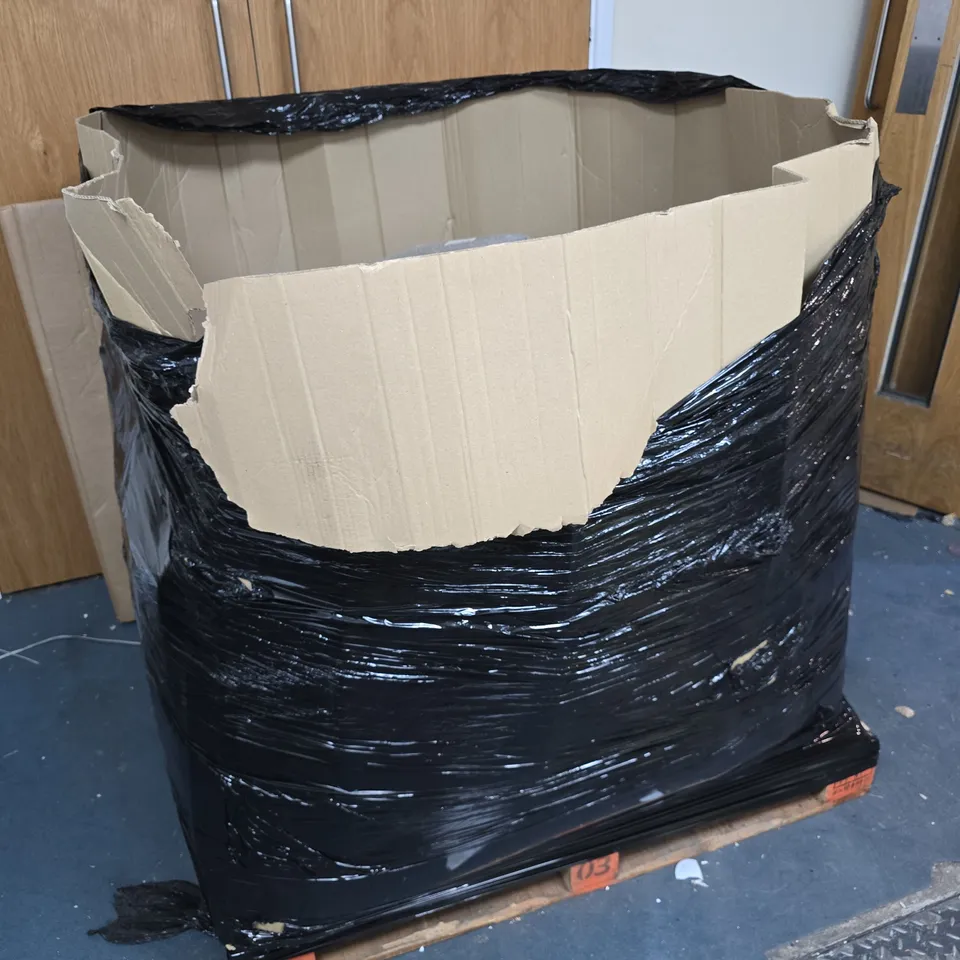PALLET OF APPROXIMATELY 50 ASSORTED ITEMS INCLUDING LUXURY SOFT TOILET ROLL , METAL BREAD BIN , BUSHMILLS IRISH RUGBY BALL AND PS3 FIFA STREET GAME 