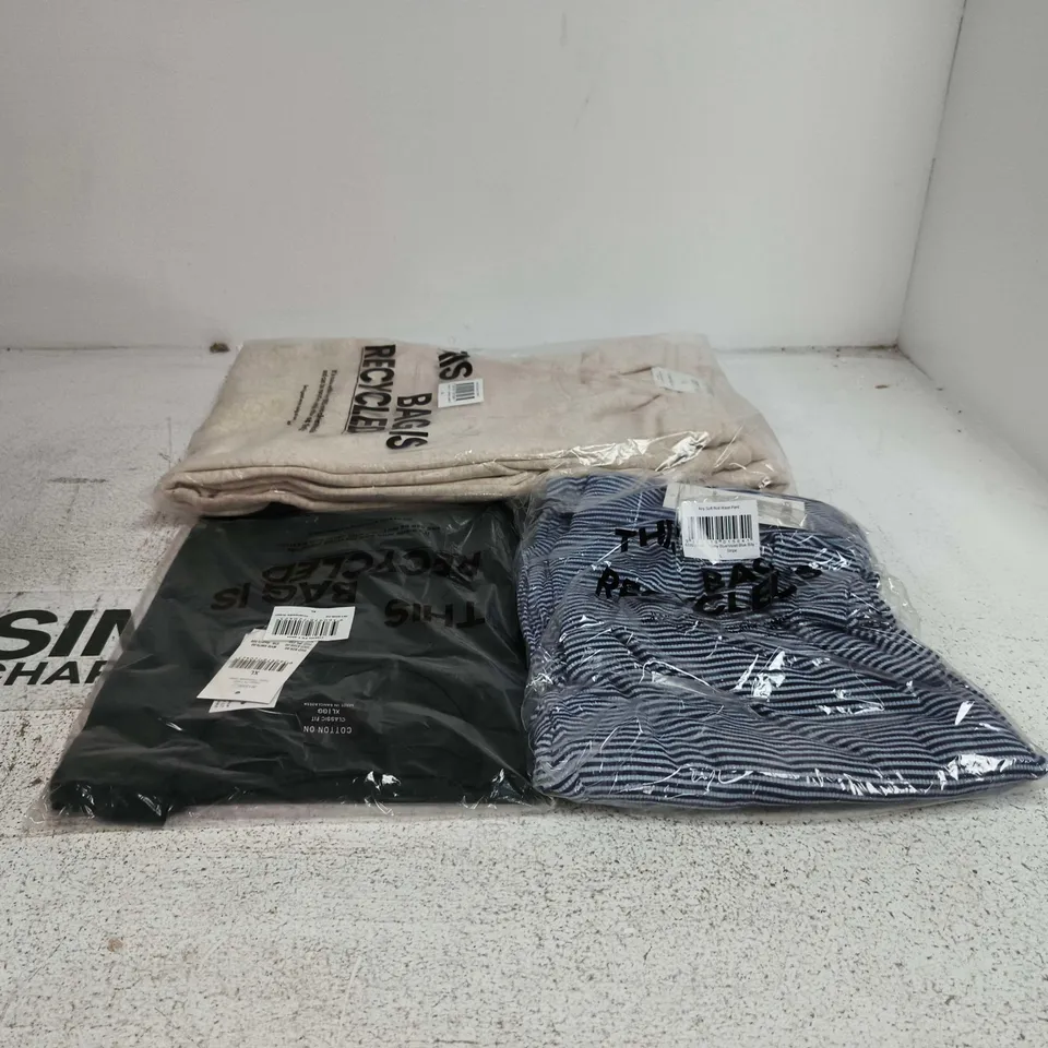 BOX OF APPROXIMATELY 20 ASSORTED CLOTHING ITEMS TO INCLUDE AIRY SOFT ROLL WAIST PANTS, RELAXED TRACK PANTS ETC