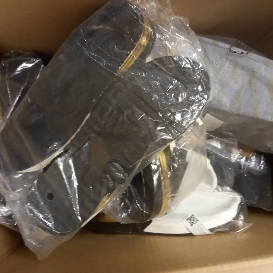 APPROXIMATELY 10 ASSORTED PAIRS OF SHOES IN VARIOUS STYLES & SIZES