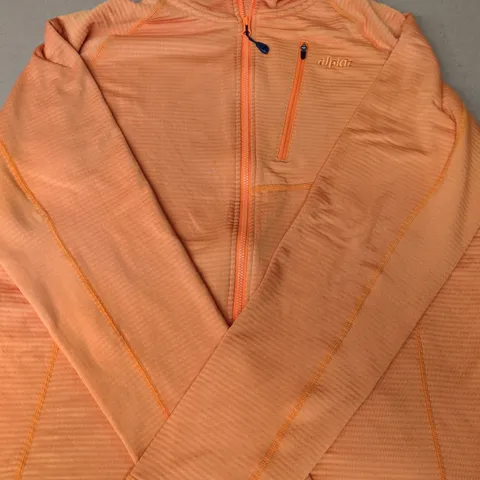 ALPKIT LONG SLEEVE ZIP UP JACKET IN ORANGE SIZE MEDIUM