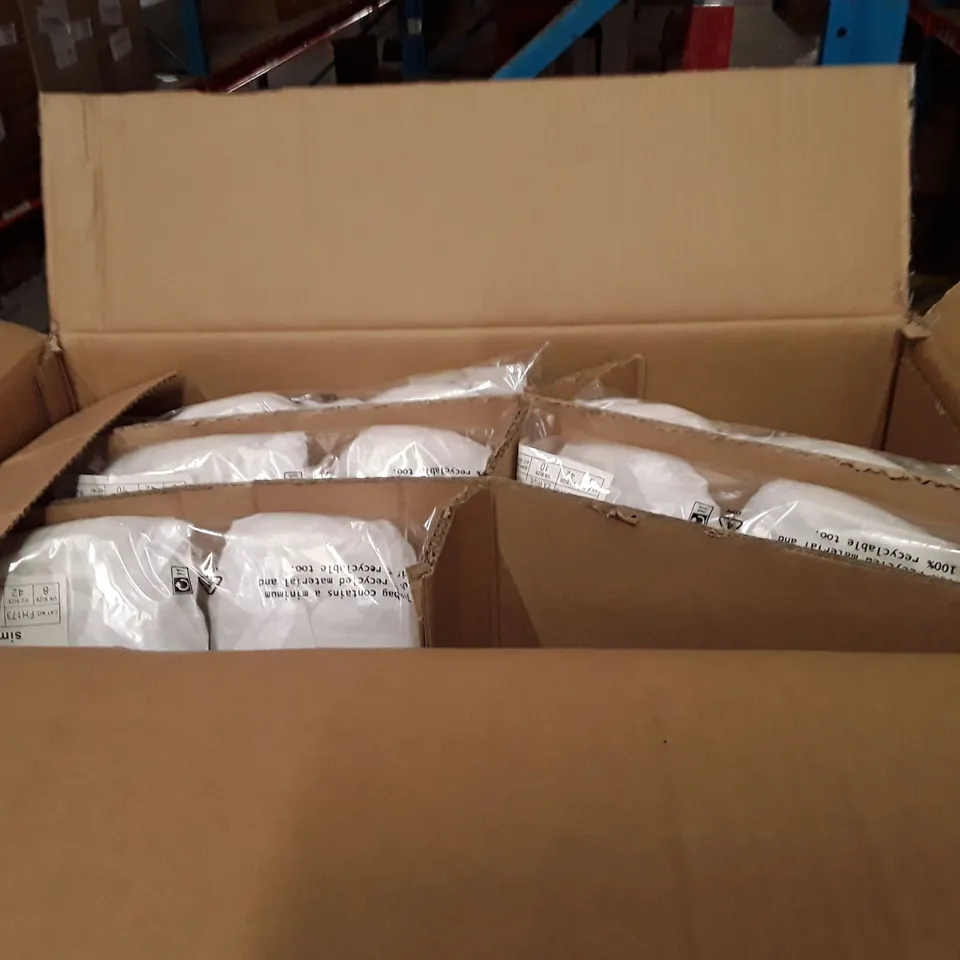 BOXED BRAND NEW SIMPLY BE PHOEBE EX WIDE SCANDALS SIZE 8 WHITE COLOUR APPROXIMATELY 6 PAIRS
