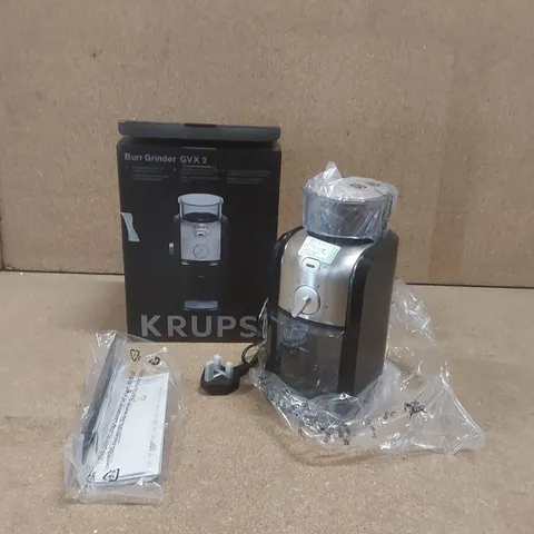 BOXED KRUPS BURR GRINDER GVX2 COFFEE GRINDER 
