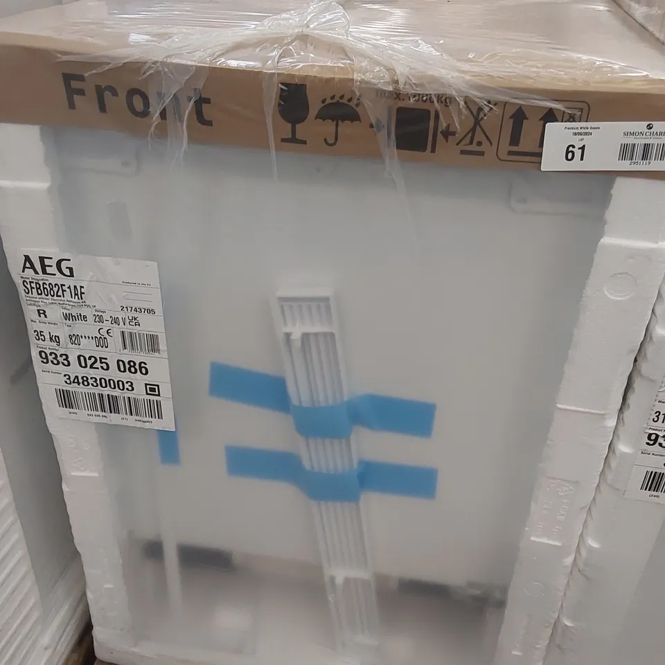 AEG SFB682F1AF - 933025086 COMBI-FRIDGE BUILT-IN F WHITE