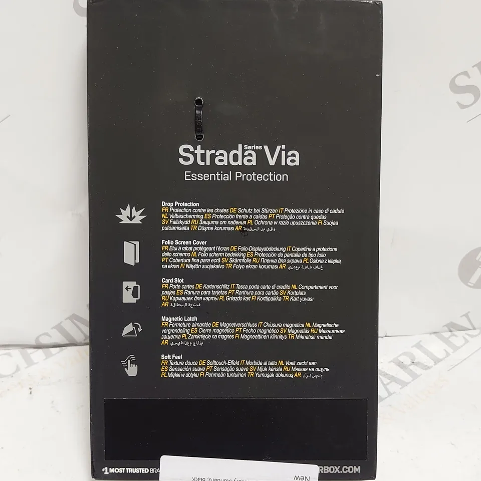 OTTER BOX STRADA VIA BLACK CASE FOR SAMSUNG GALAXY S20 ULTRA