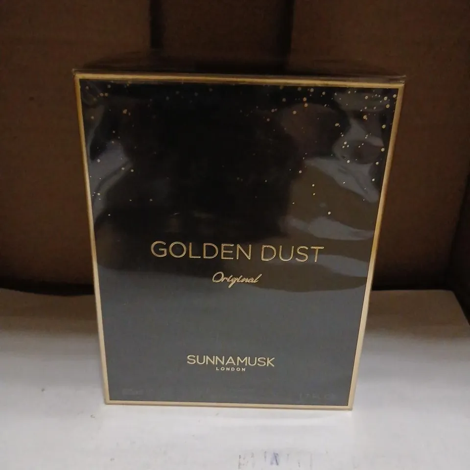 BOXED AND SEALED GOLDEN DUST ORIGINAL SUNNAMUSK EAU DE PARFUM 50ML