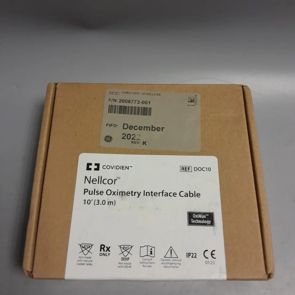 BOXED NELLCOR PULSE OXIMETRY INTERFACE CABLE