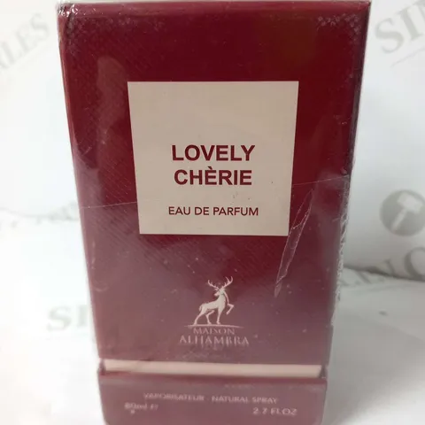 BOXED AND SEALED LOVELY CHERIE EAU DE PARFUM MAISON ALHAMBRA 80ML