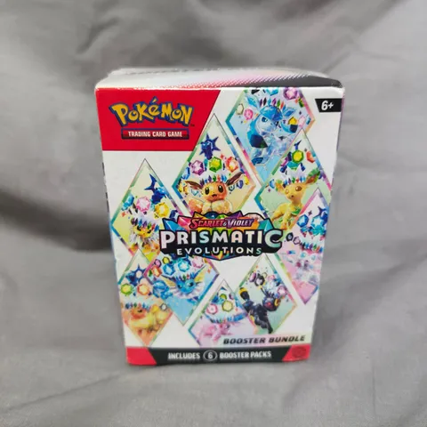 SEALED POKÉMON TRADING CARD GAME – PRISMATIC EVOLUTIONS BOOSTER BUNDLE (6 BOOSTER PACKS)