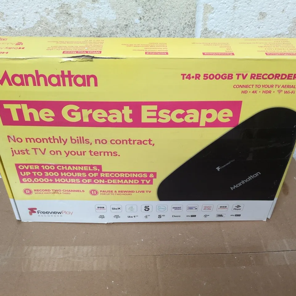 MANHATTAN T4-R 500GB TV RECORDER
