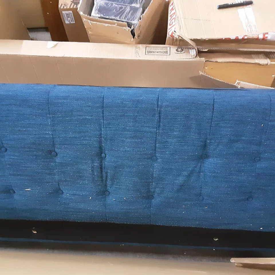 BLUE SOFA PARTS , 3 PIECES IN TOTAL , 