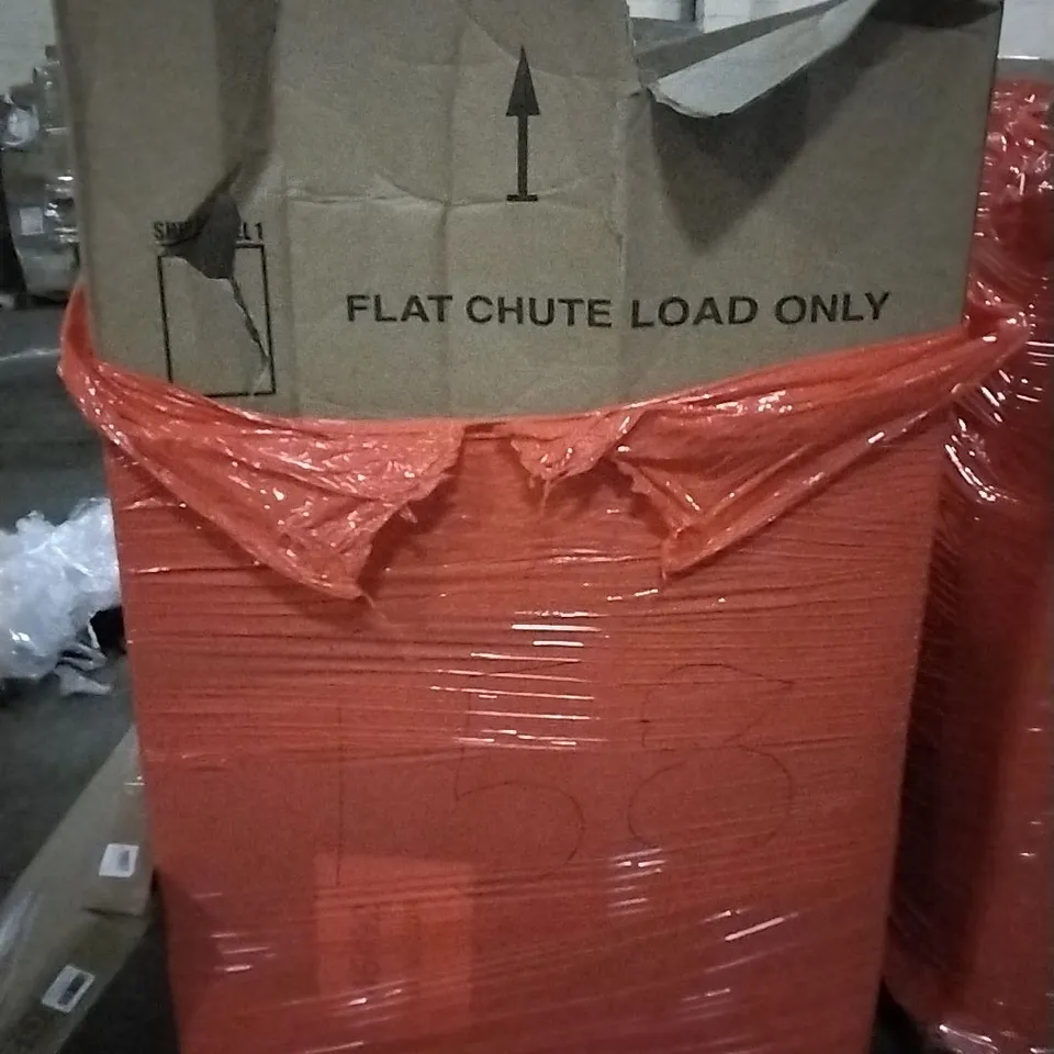 PALLET OF ASSORTED ITEMS INCLUDING ROCOCO MIRROR BY CASA CHIC, HOMIDEC TELESCOPIC LADDER, 36" SMART TOWER FAN, LED BATHROOM MIRROR, DESK CHAIR, RABBITGOO WINDOW FILM 