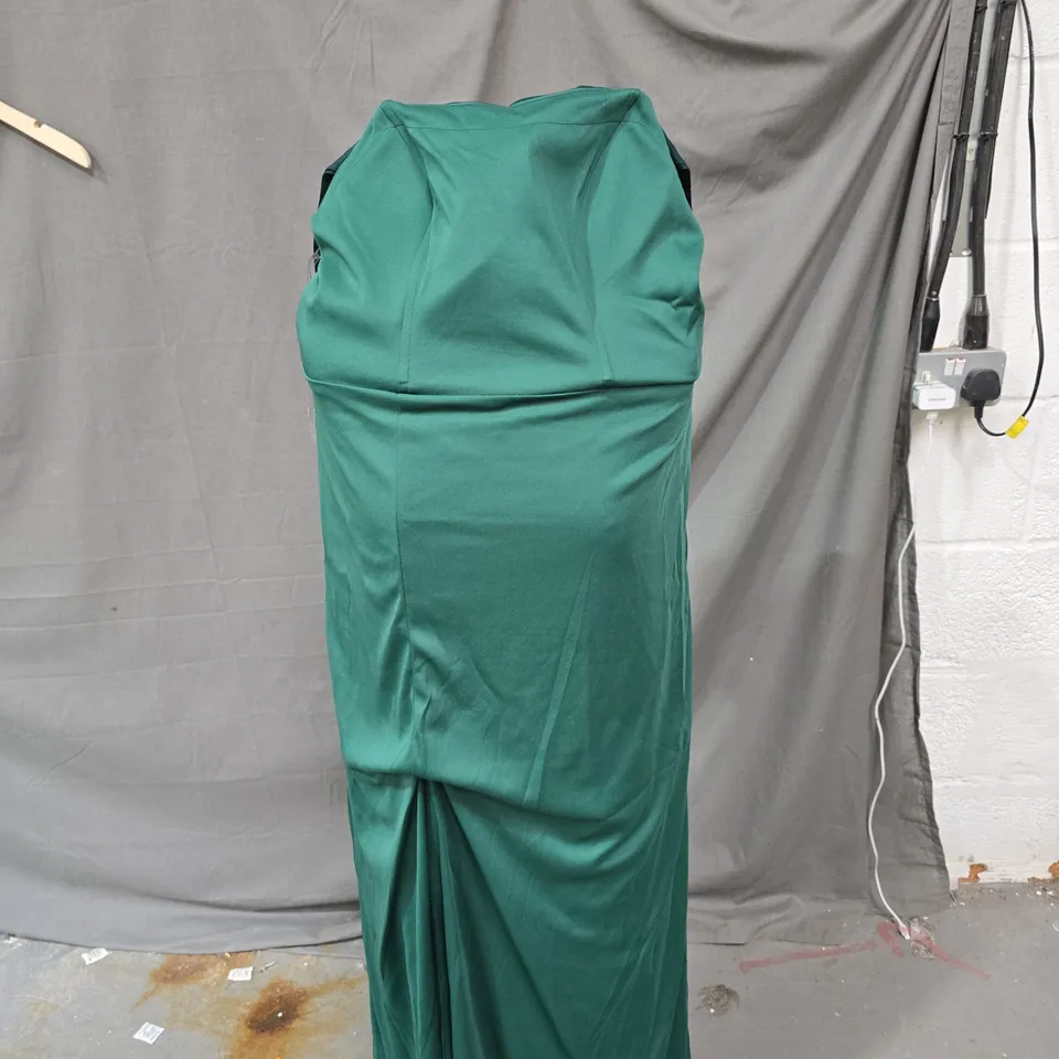 STACEES WEDDING DRESS – DARK GREEN, UK10 (EU38) – WEDDING & SPECIAL OCCASIONS