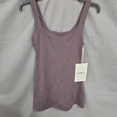 ADANOLA ULTIMATE SQUARE NECK SHORTS DRESS IN COFFEE BEAN SIZE M