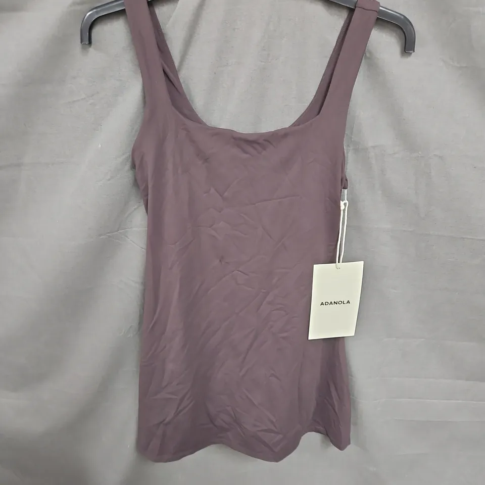 ADANOLA ULTIMATE SQUARE NECK SHORTS DRESS IN COFFEE BEAN SIZE M
