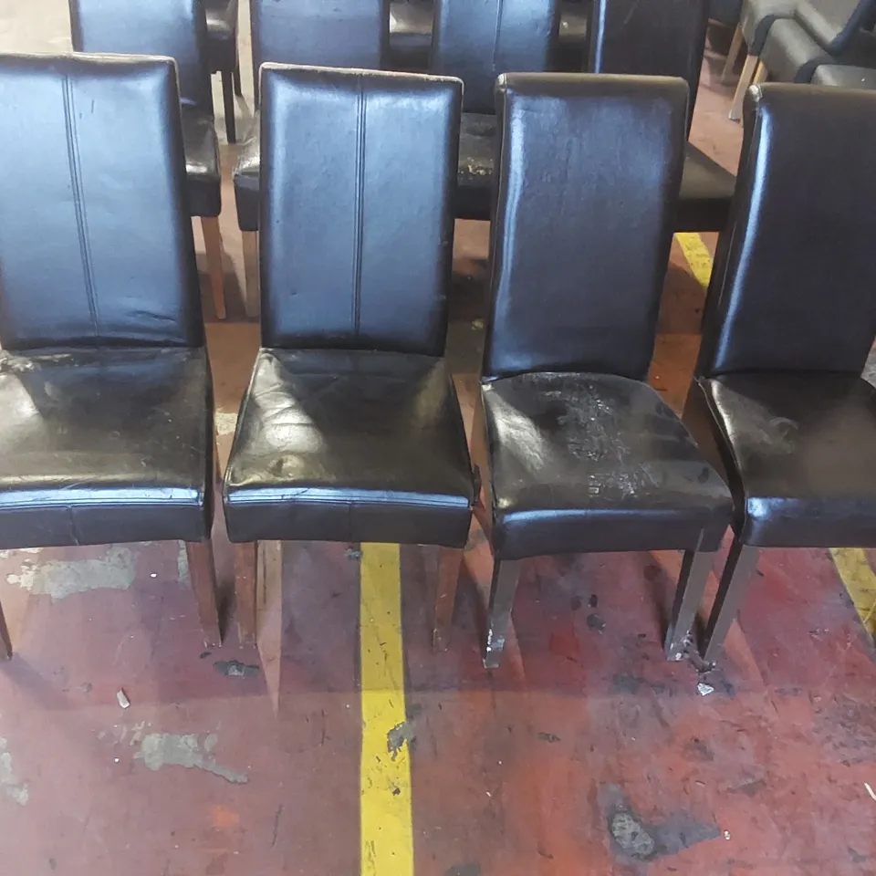 12x ASSORTED UPHOLSTERED RESTAURANT DINING CHAIRS - 1 PALLET