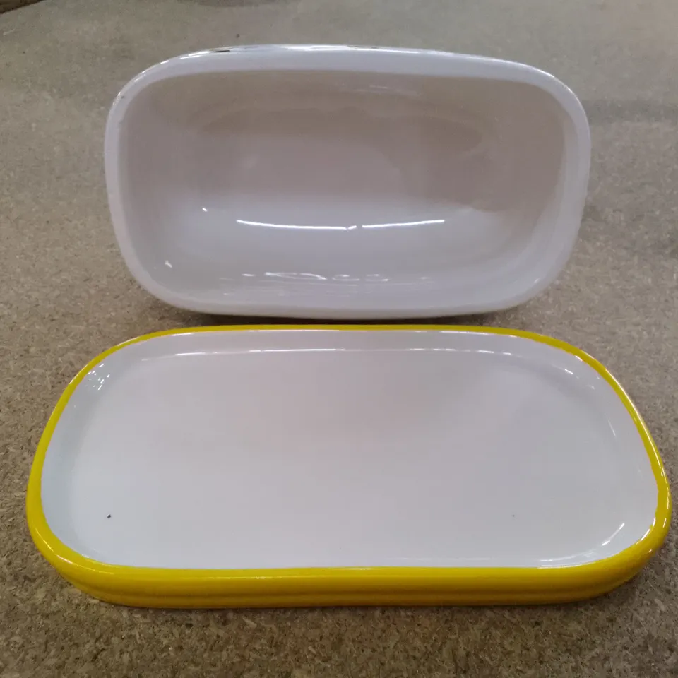 BOXED PRICE & KENSINGTON SWEET BEE CERAMIC BUTTER DISH