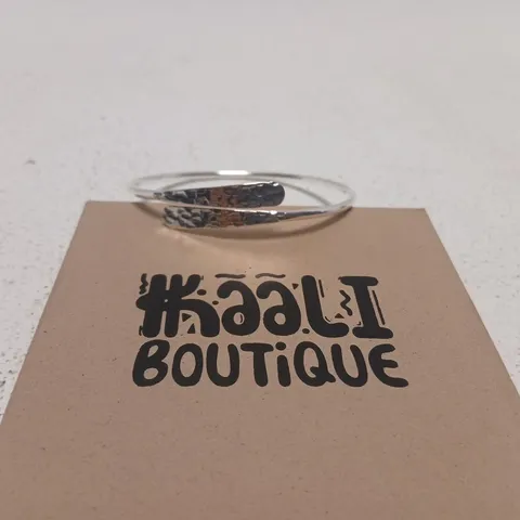 KAALI BOUTIQUE SILVER-TONE OPEN-ENDED BRACELET