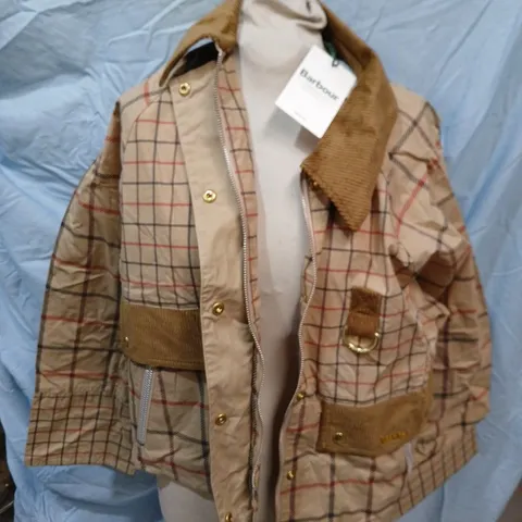 BARBOUR MACKWORTH CHECK CASUAL JACKET – 10