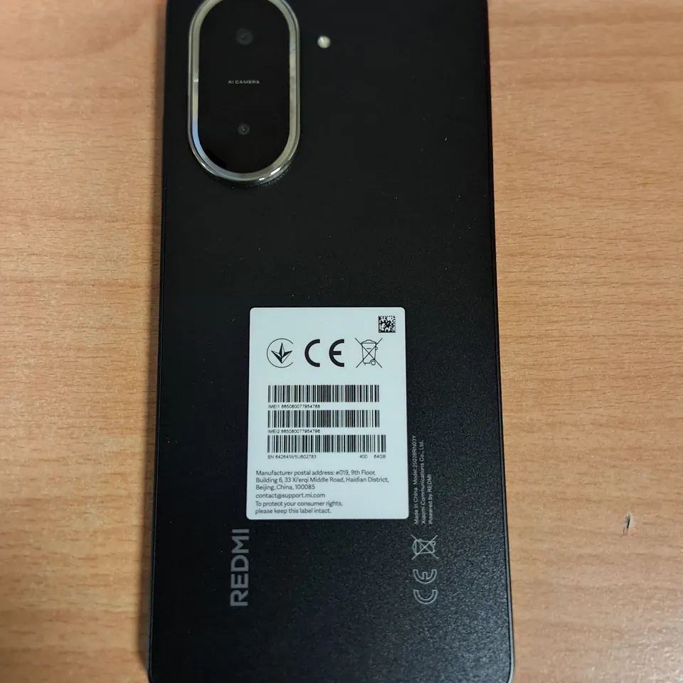 BOXED REDMI A5 3GB/64GB IN MIDNIGHT BLACK 