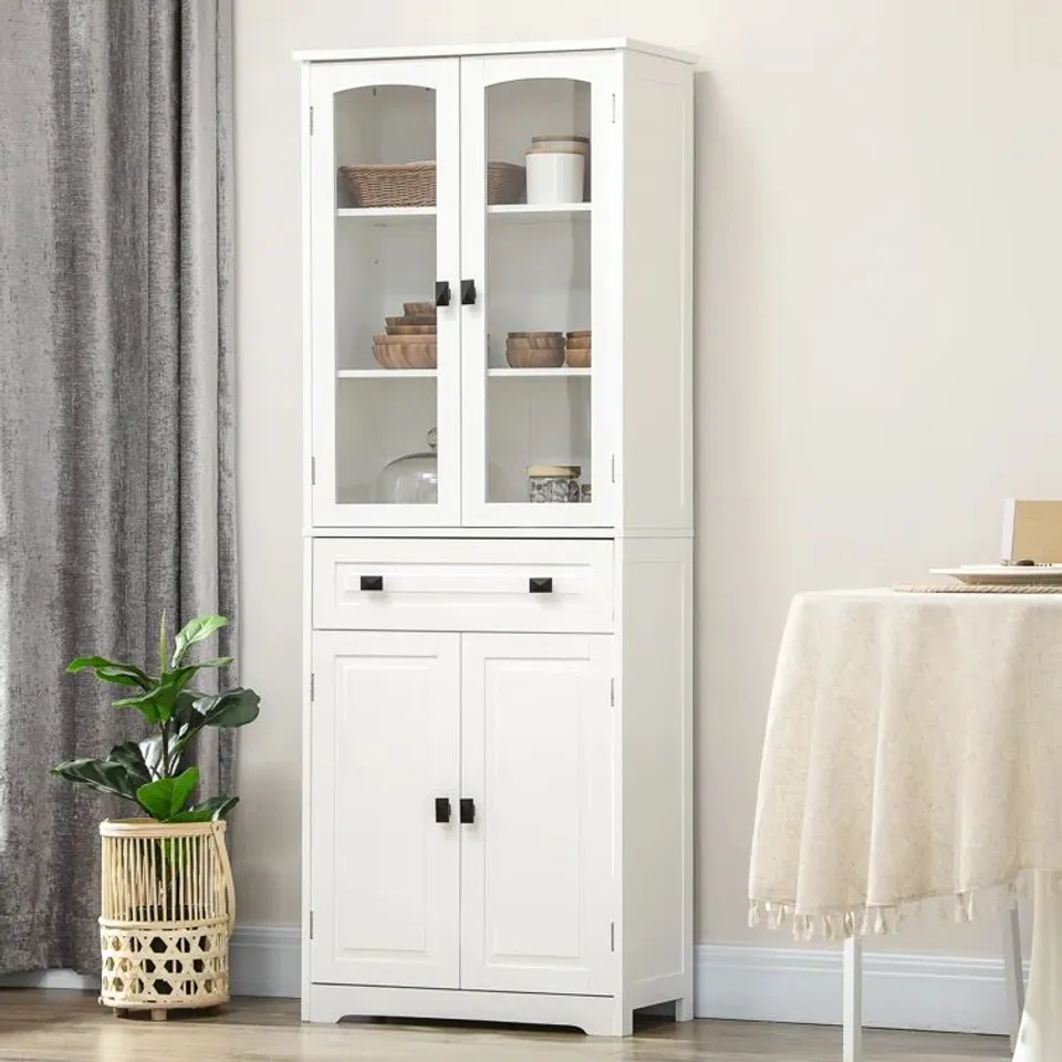 BOXED TERA 160CM KITCHEN PANTRY (2 BOXES)