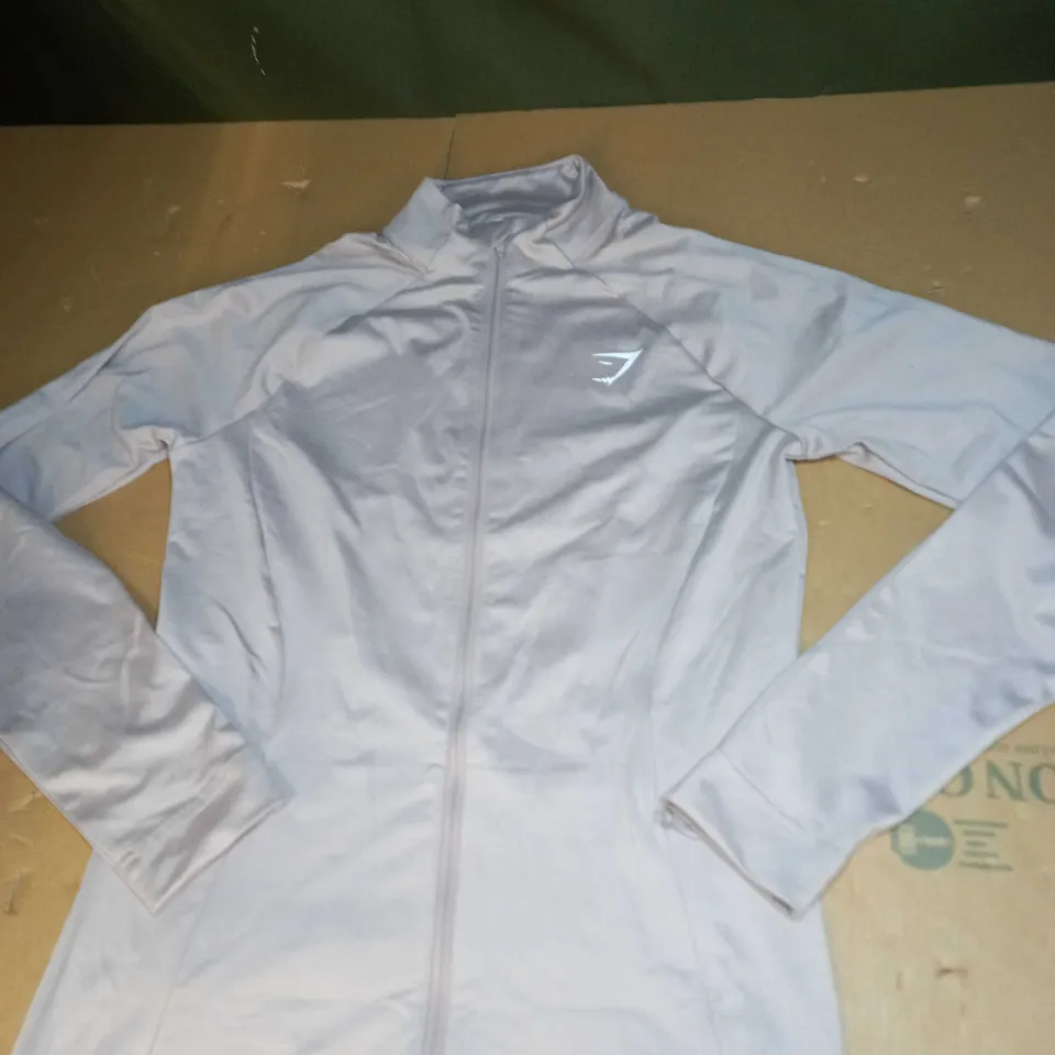 GYMSHARK ZIPPED JACKET SIZE S