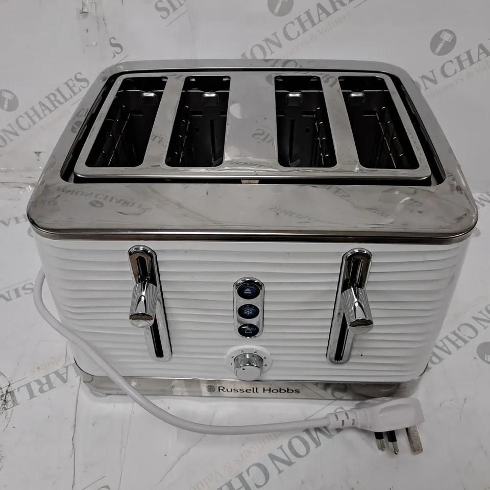 BOXED RUSSEL HOBBS INSPIRE 4 SLICE TOASTER RRP £94