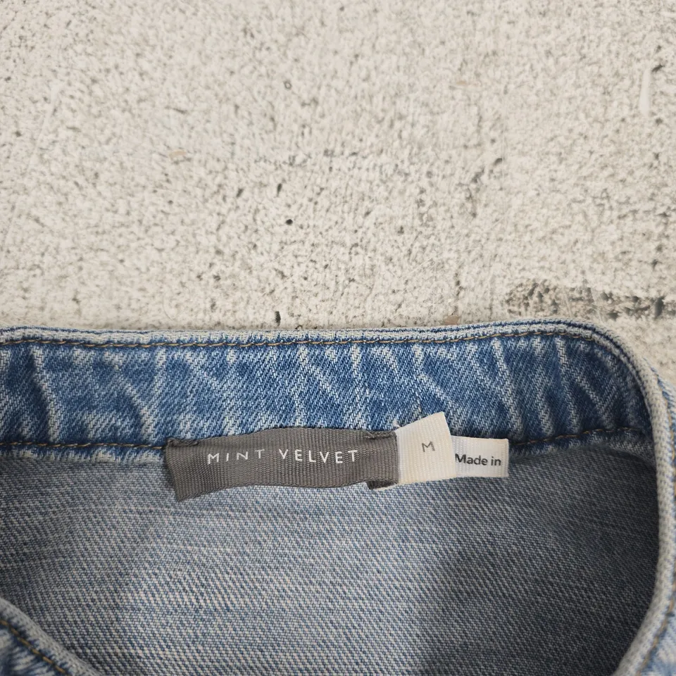 MINT VELVET WOMEN'S DENIM JACKET – SIZE M, LIGHT WASH