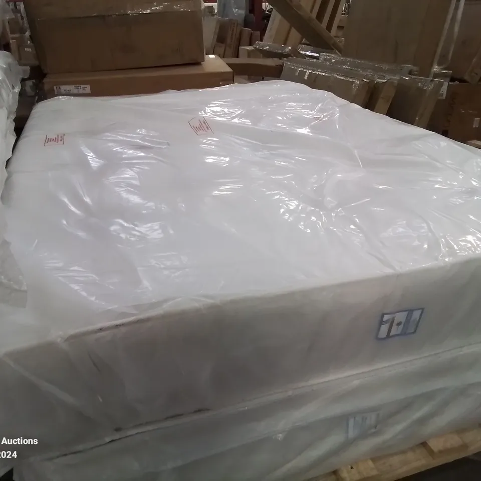 QUALITY BAGGED HOTEL QUALITY OPEN COIL 10" TUFFTED DOUBLE MATTRESS 